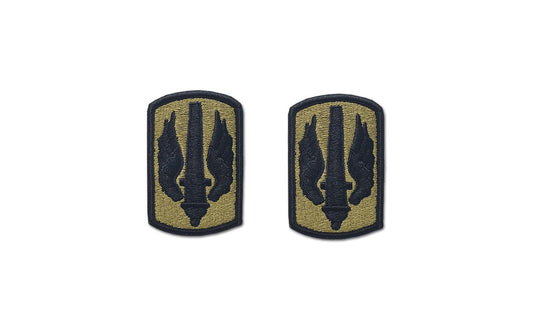 U.S. Army 18th Field Artillery (Fire Brigade) OCP Patch with Hook Fastener (pair)