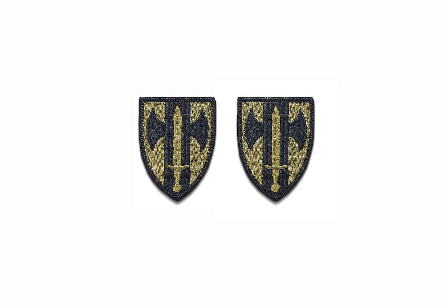 US Army 18th Military Police Brigade OCP Patch with Hook Fastener (pair)