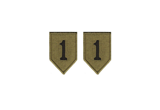 U.S. Army 1st Infantry Division OCP Patch with Hook Fastener (pair)