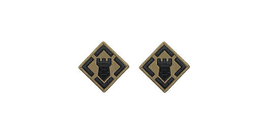 U.S. Army 20th Engineer OCP Patch with Hook Fastener (pair)