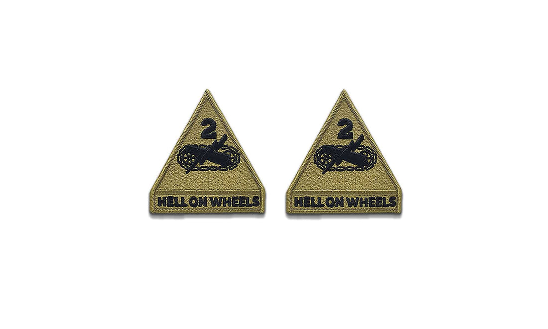 U.S. Army 2nd Armored Division OCP Patch with Hook Fastener (pair ...