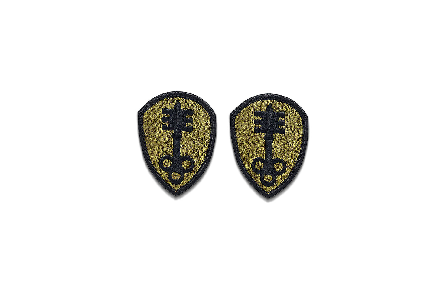 U.S. Army 300th Military Police Command OCP Patch with Hook Fastener (pair)