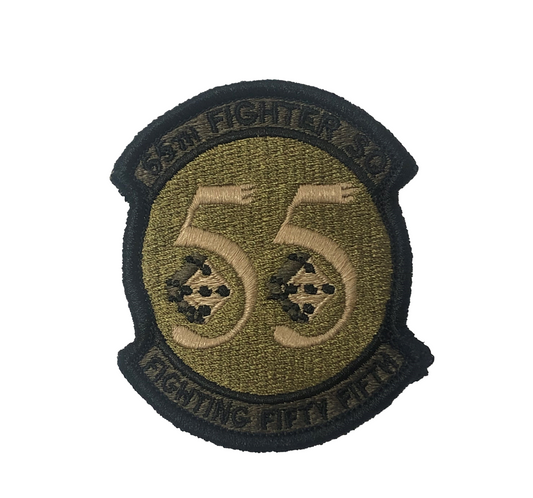 55th Fighter Squadron OCP Patch W/ Hook Fastener