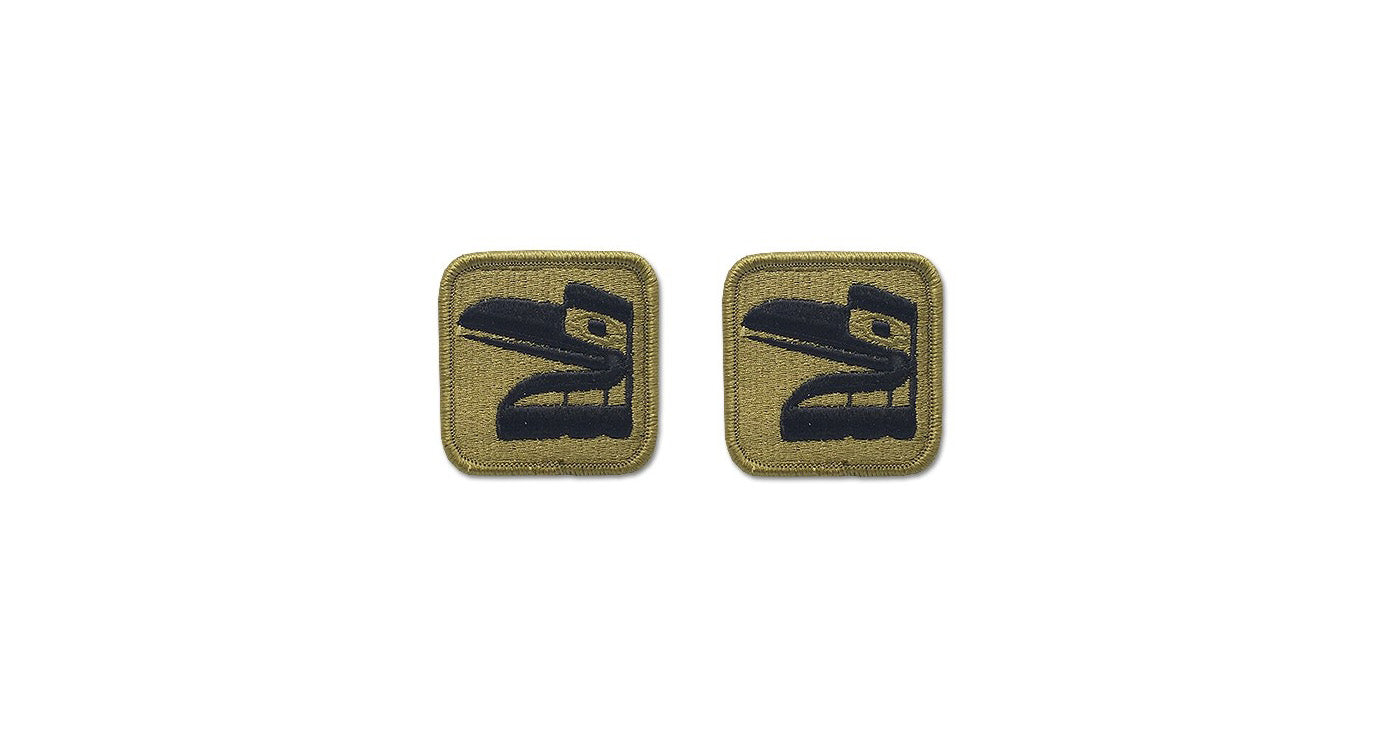 U.S. Army 81st Brigade OCP Patch with Hook Fastener (pair)