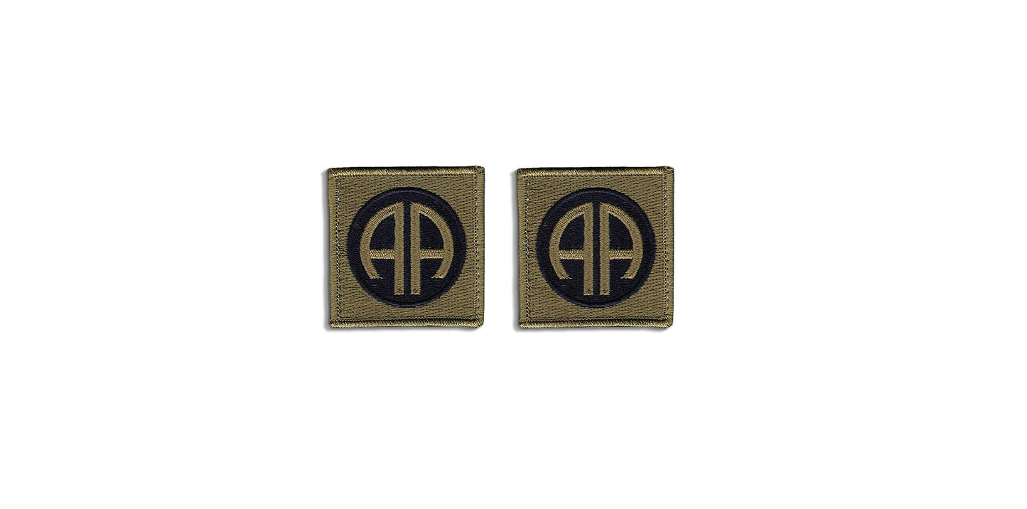 U.S. Army 82nd Airborne Division OCP Patch with Hook Fastener (pair)