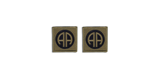 U.S. Army 82nd Airborne Division OCP Patch with Hook Fastener (pair)