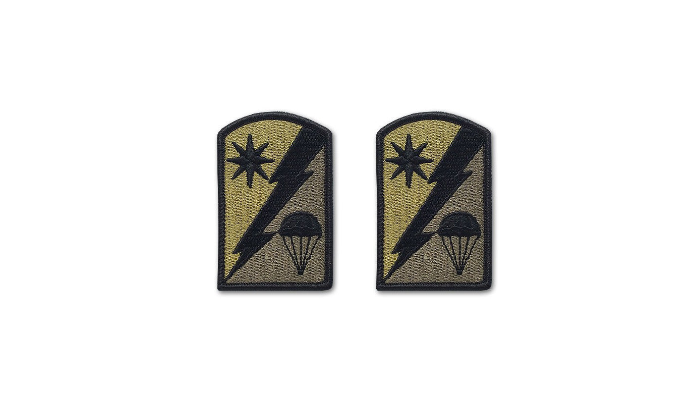 U.S. Army 82nd Sustainment Brigade OCP Patch with Hook Fastener (pair)