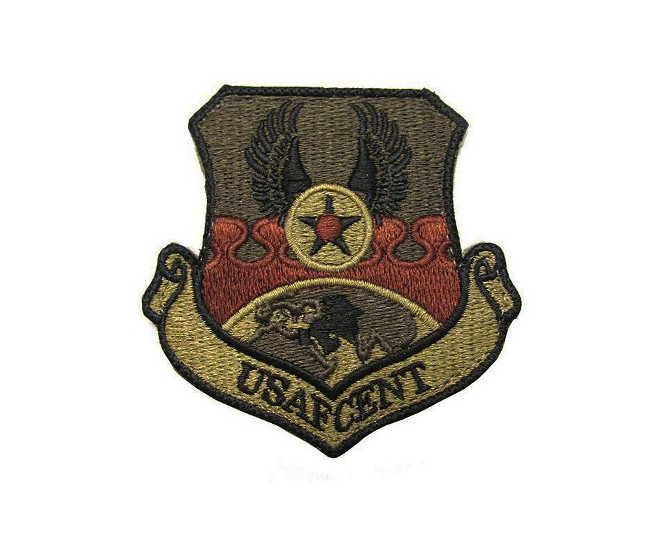 US Air Force Central Command OCP Spice Brown Patch with Hook Fastener (ea)