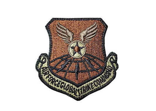 U.S. Air Force Global Strike Command OCP Scorpion Spice Brown Patch with Hook Fastener