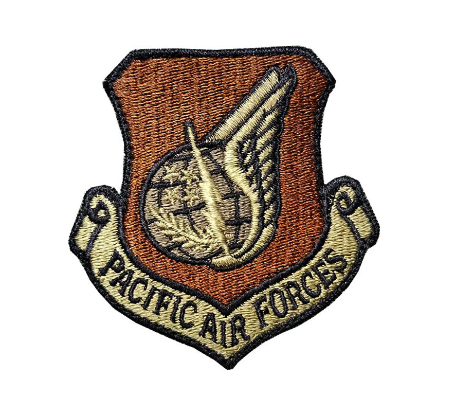 U.S. Air Force Pacific Air Forces OCP Spice Brown Patch with Hook Fastener
