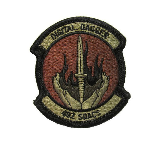 U.S. Air Force Special Operations Advanced Capabilities Squadron OCP Scorpion Spice Brown Patch with Hook Fastener - Sta-Brite Insignia Inc.