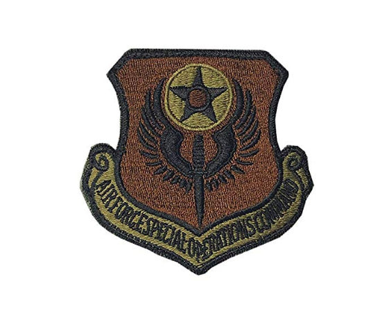 US Air Force Special Operations  Command OCP Scorpion Spice Brown Patch with Hook Fastener