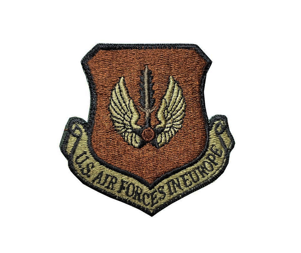 U.S. Air Force Air Forces In Europe OCP Scorpion Spice Brown Patch with Hook Fastener (each)