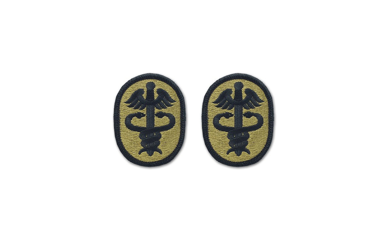 U.S. Army Medical Command Health Service OCP Patch with Hook Fastener (pair)