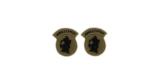 US Army Jungle Expert OCP Patch with Hook Fastener (pair)