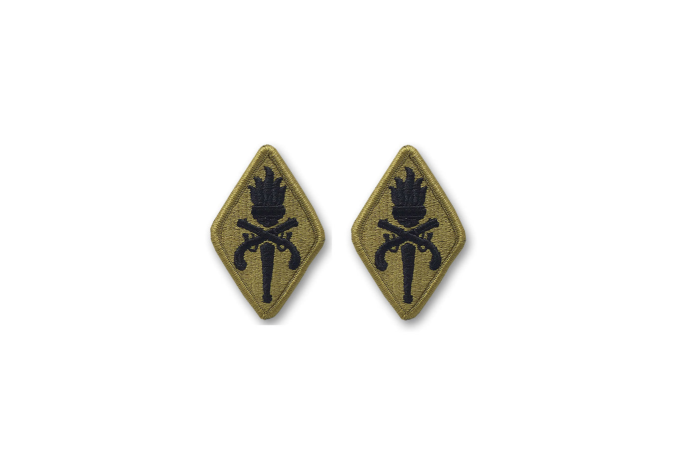 U.S. Army Military Police School OCP Patch with Hook Fastener (pair)