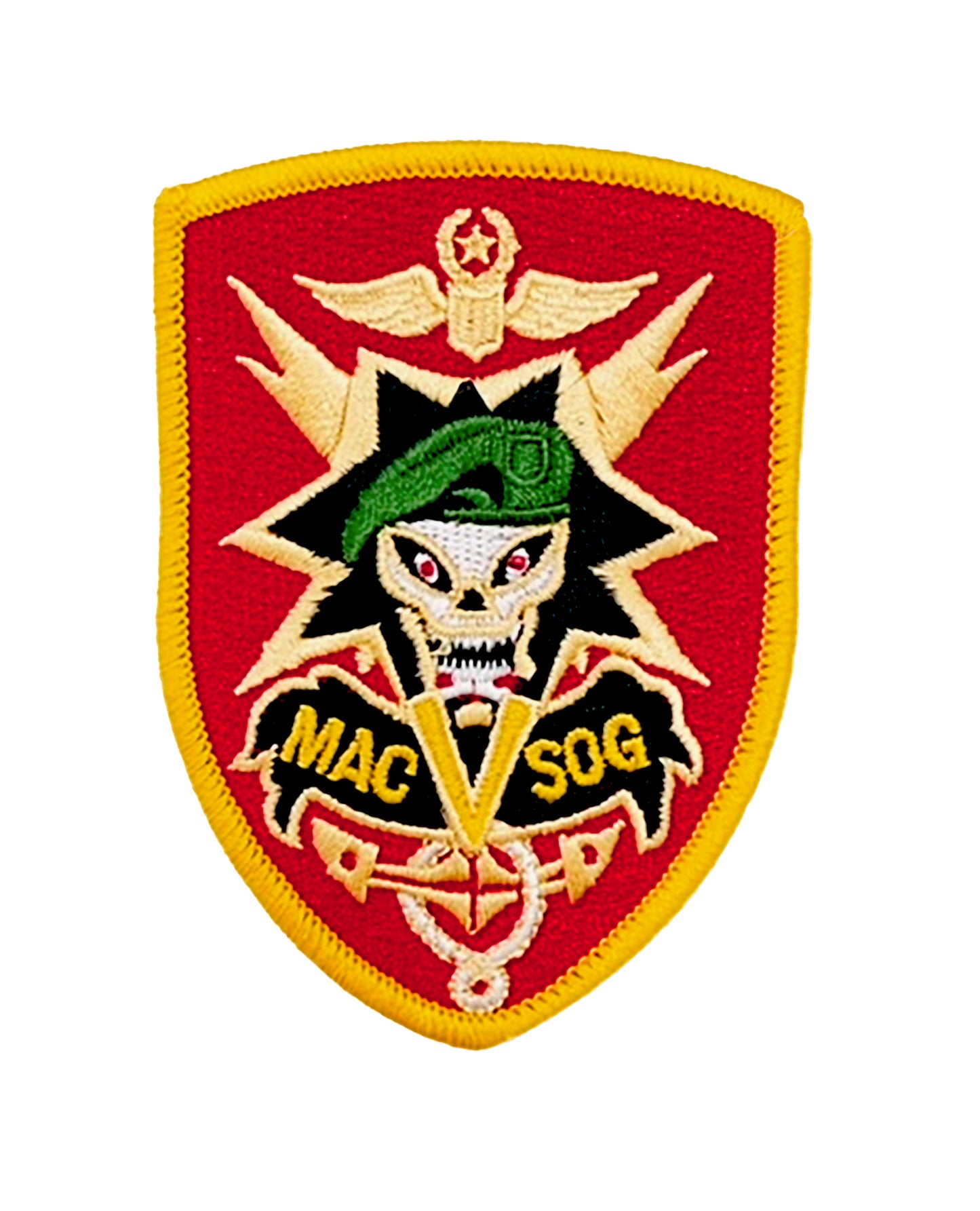 U.S. Army Military Assistance Command Vietnam Studies and Observation Group (MAC-V SOG) SEW ON AGSU Color Patch (each)