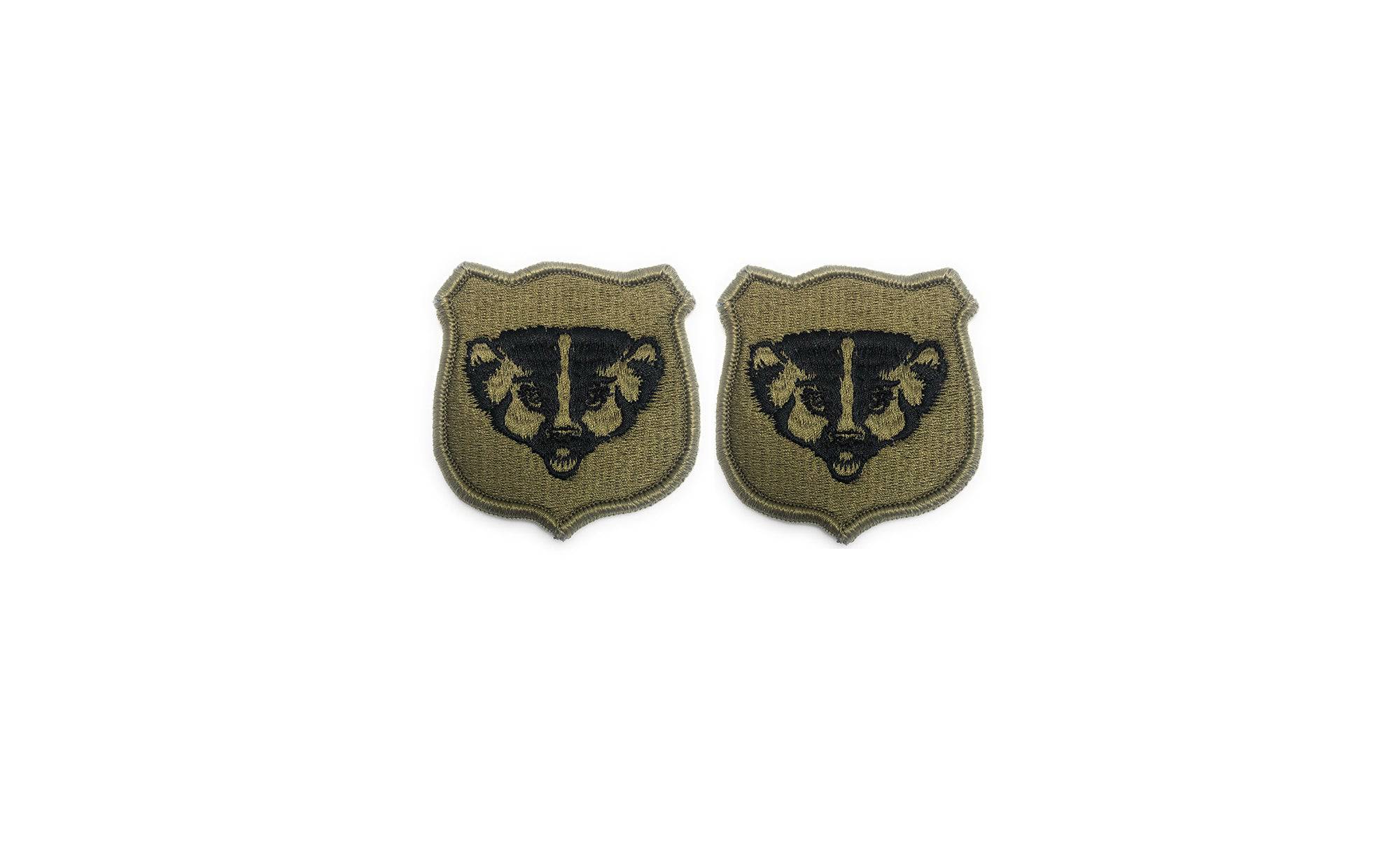 Arizona Army National Guard State Area Command Subdued Patch – NOS Black On Olive