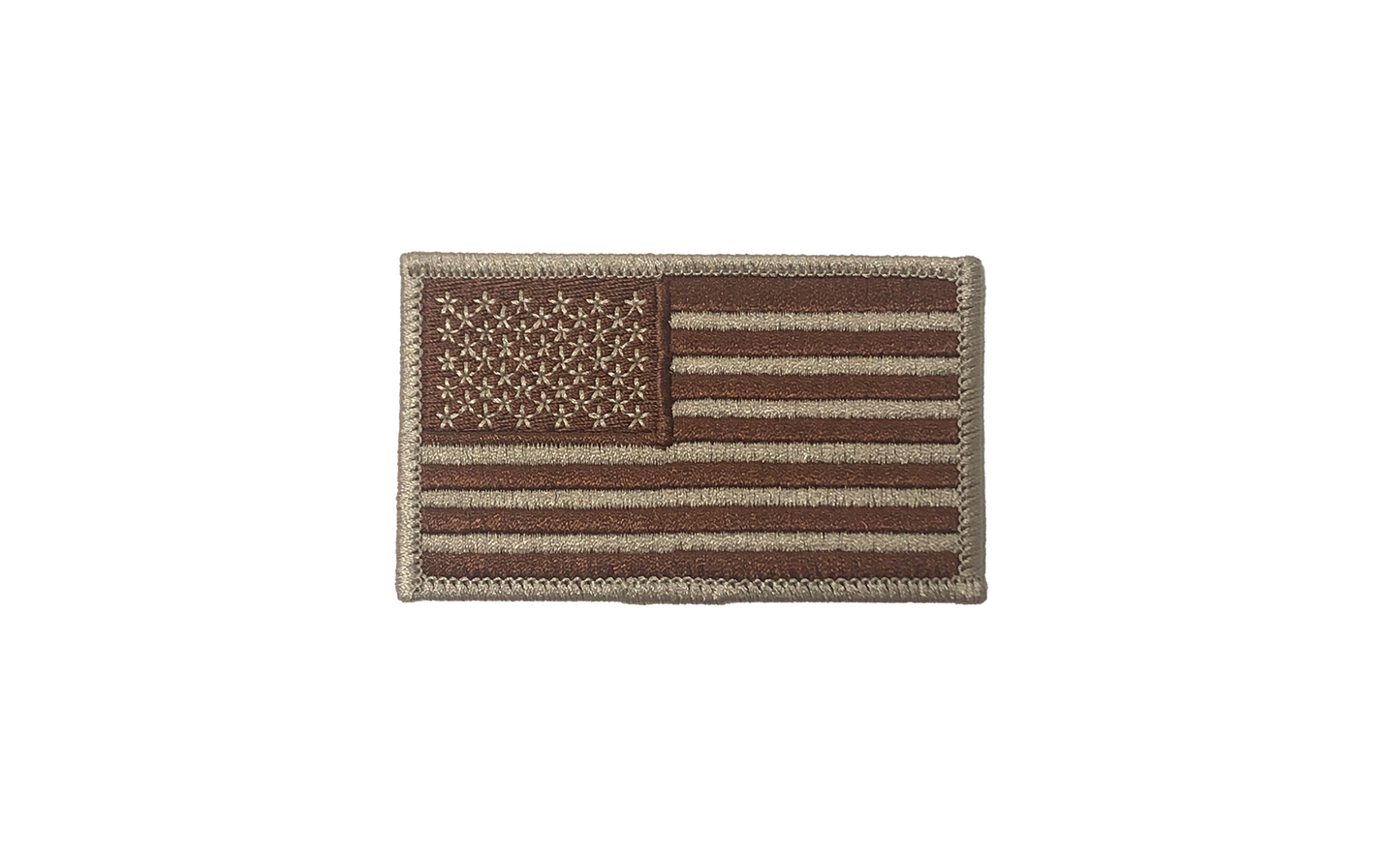 Reverse Desert U.S. Flag AGSU SEW ON COLOR Patch