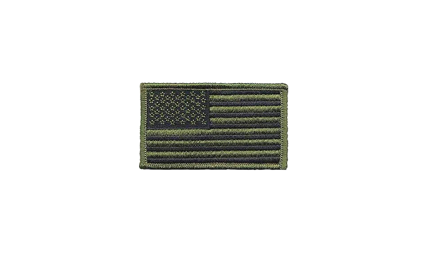 U.S. Flag Olive Drab OD Subdued Sew-on Patch