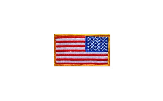 U.S. Flag Reverse U.S. Flag AGSU SEW ON COLOR Patch