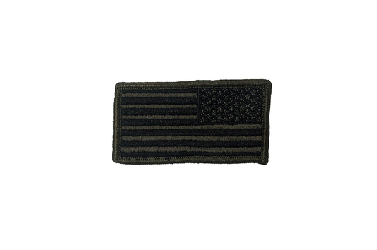 U.S. Flag Reverse Olive Drab OD Subdued Sew-on Patch