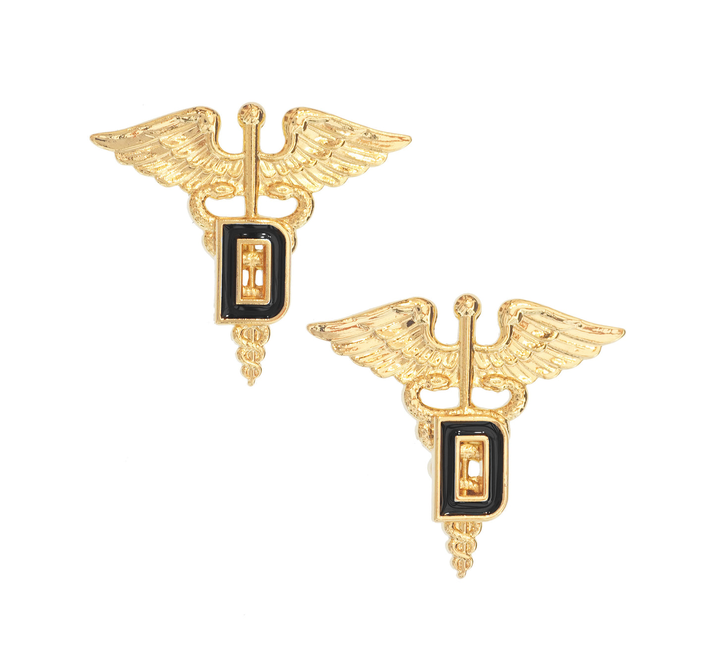 US Army Medical Dental "D" Officer Branch STA-BRITE® Pin-on