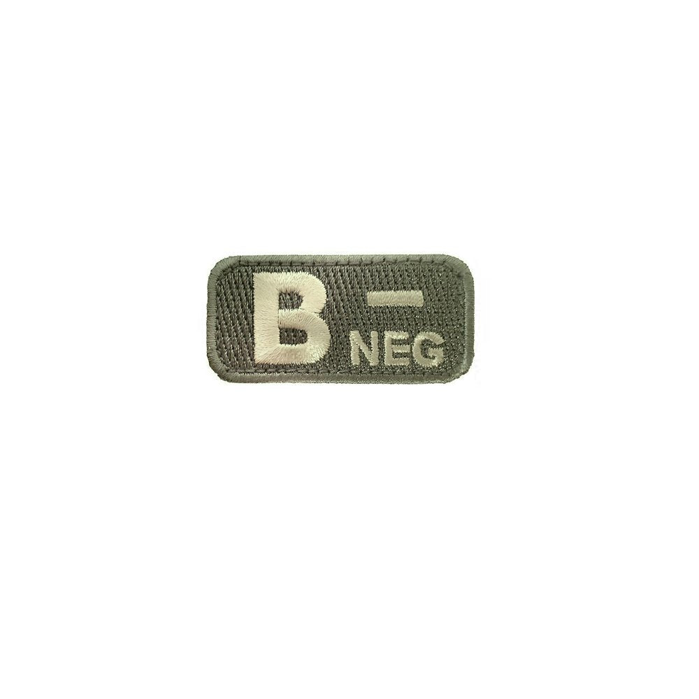 US Army B- Blood Type ACU Light Patch with Hook Fastener - Sta-Brite Insignia INC.
