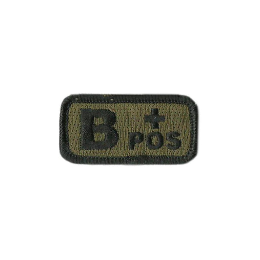 US Army B+ Blood Type Forest Patch with Hook Fastener - Sta-Brite Insignia INC.