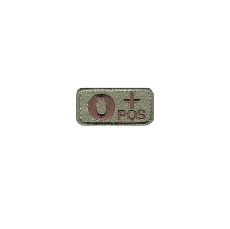 US Army O+ Blood Type OCP Patch with Hook Fastener - Sta-Brite Insignia INC.