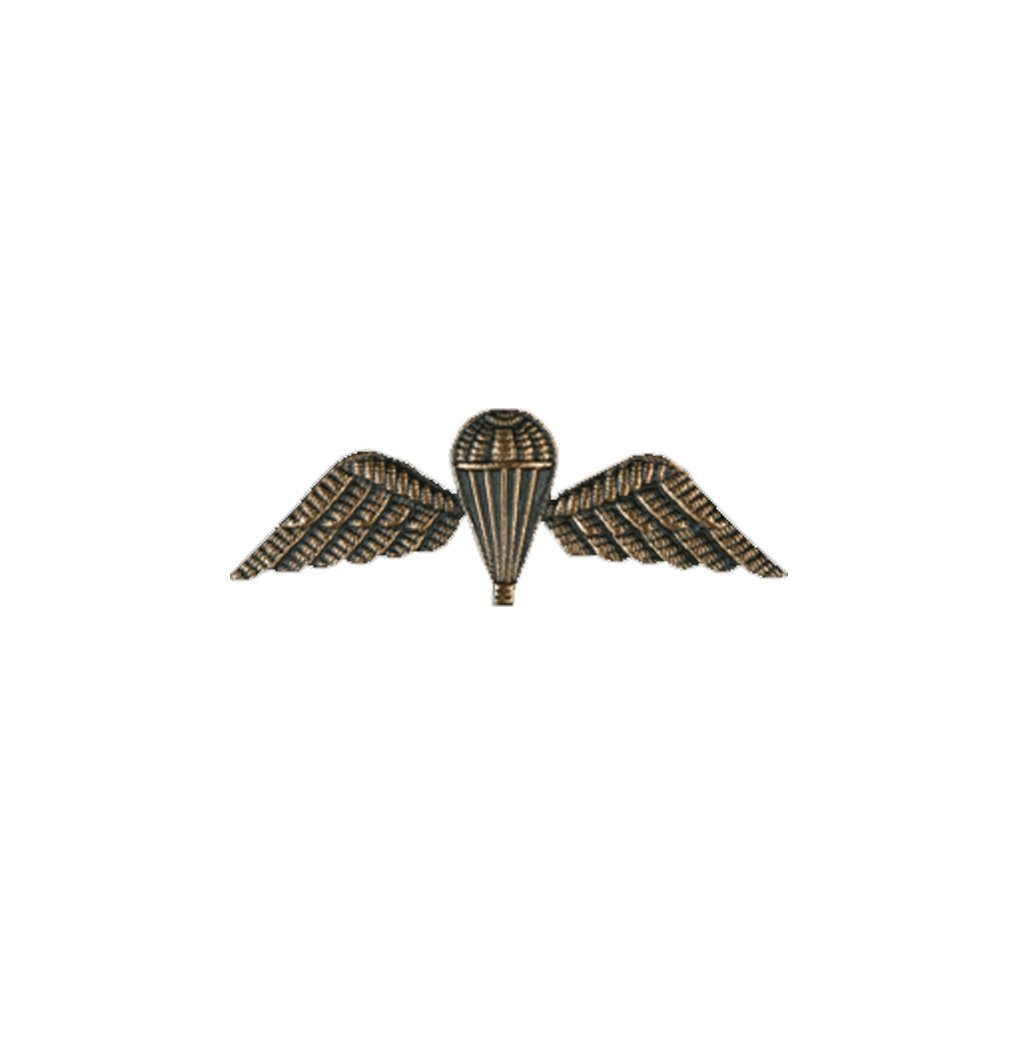 British Bronze Small Parachutist Jump Wings - Sta-Brite Insignia INC.