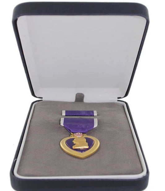 Purple Heart Medal-Ribbon Presentation Set (Sta-Brite)