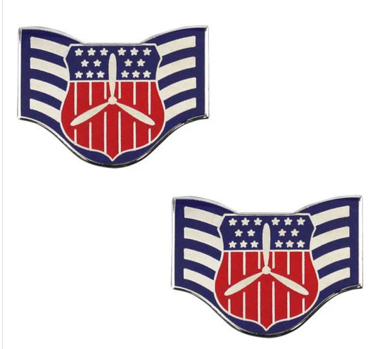 Civil Air Patrol Chevron Metal Rank Insignia STA-BRITE Staff Sergeant