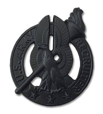 Recruiter Pin U.S. Army Recruiter Basic STA-BRITE® BLACK Metal Pin-on Badge | Sta ...