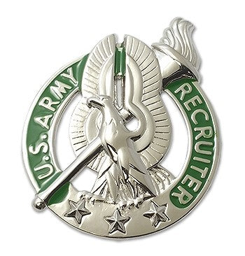 US Army Recruiting / Recruiter Basic STA-BRITE® Pin-on Badge - Sta-Brite Insignia INC.
