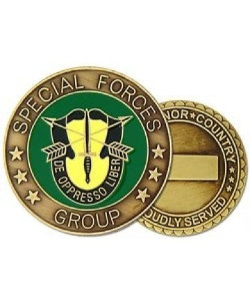 US Army Special Forces De Opresso Liber Challenge Coin - Sta-Brite Insignia INC.