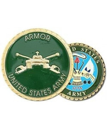 US Army United States Army Armor Challenge Coin - Sta-Brite Insignia INC.
