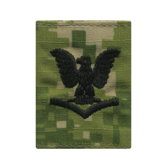 US Navy New NWU Type III Parka Loop E4 Petty Officer Third Class Rank - Sta-Brite Insignia INC.