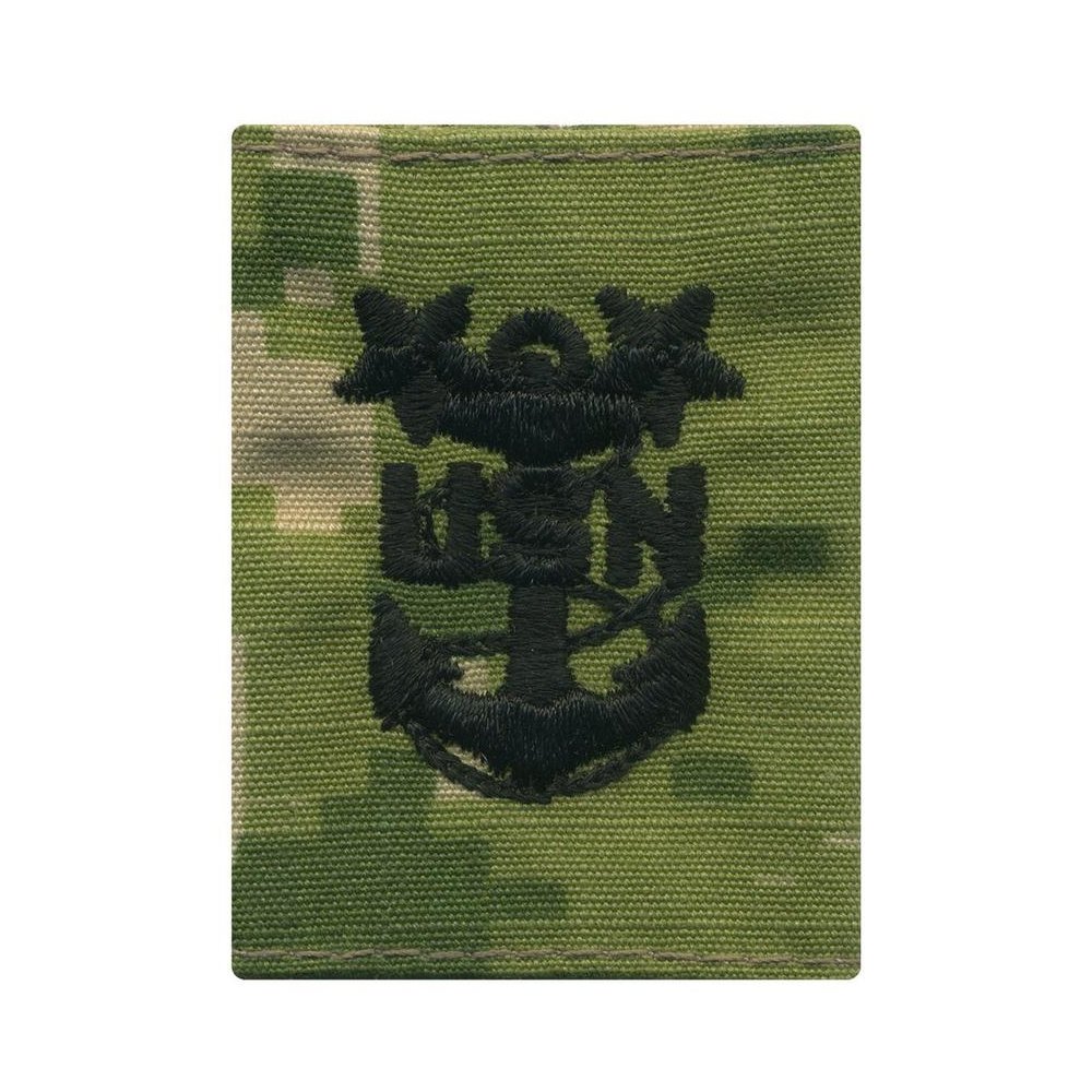US Navy New NWU Type III Parka Loop E9 Master Chief Petty Officer Rank - Sta-Brite Insignia INC.
